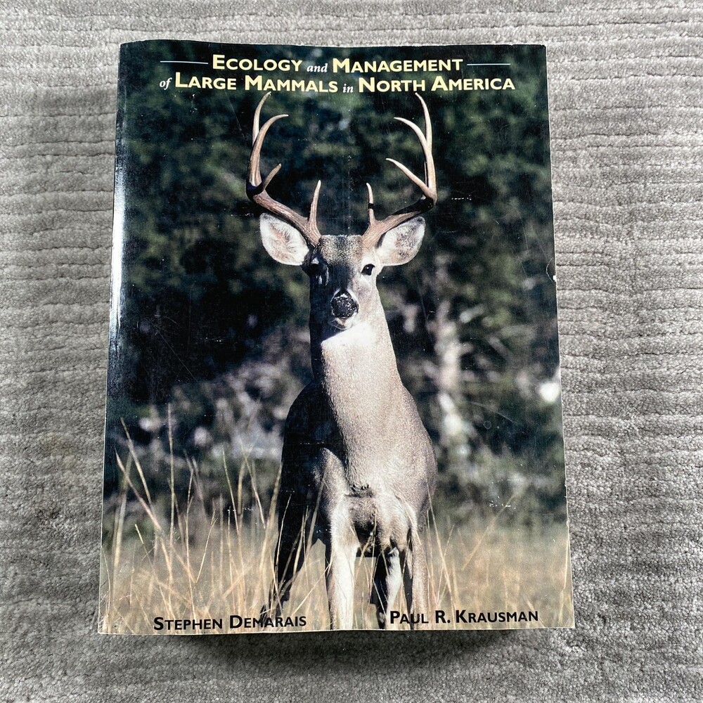 Ecology & Management Of Large Mammals In North America Textbook Softcover